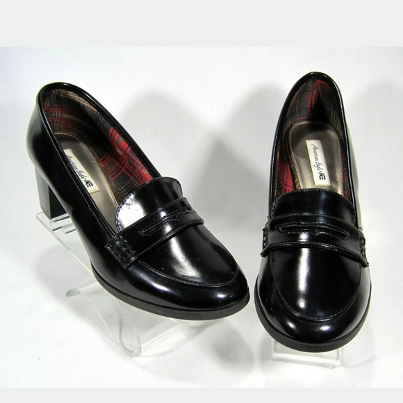 American Eagle Outfitters Shoes - American Eagle Black Patent Penny Loafers Size: 7M